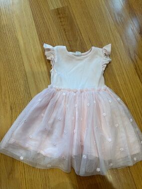GAP Pink Tulle Floral Party Dress for Girls